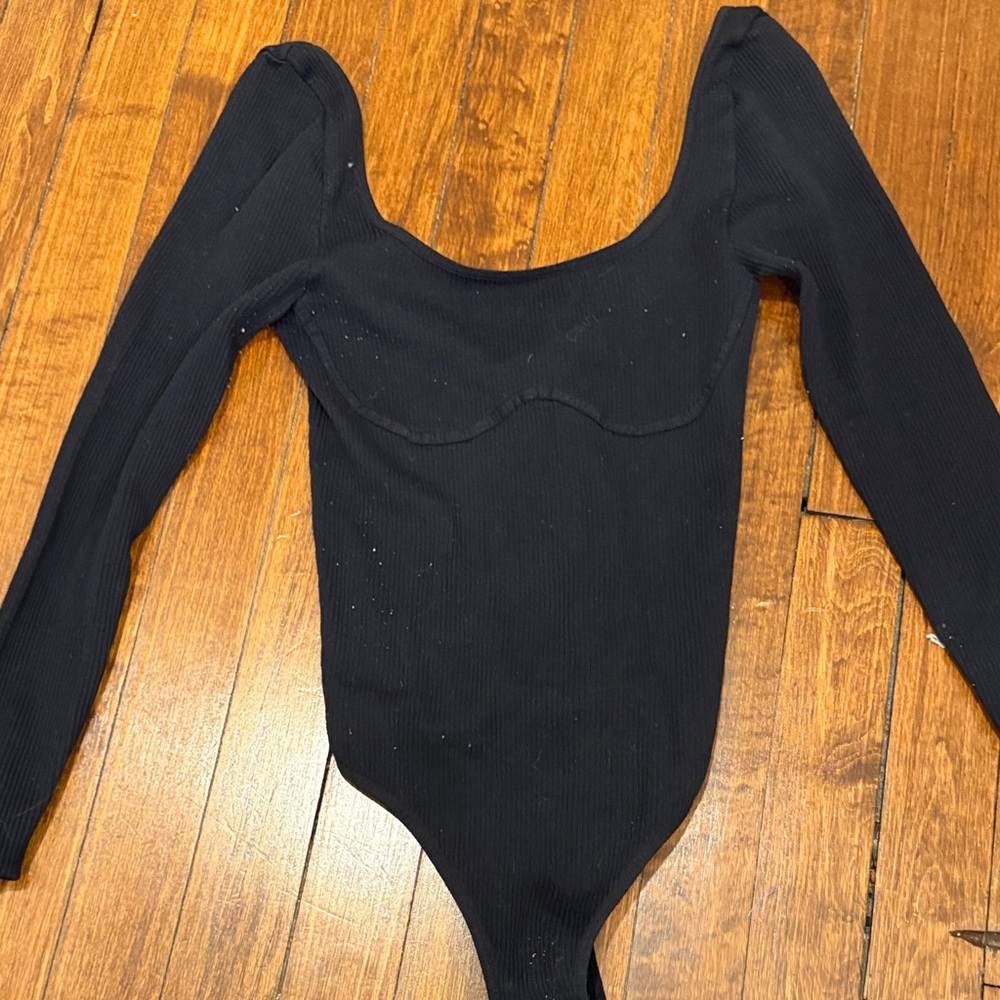 Black Long Sleeve women’s free people body suit